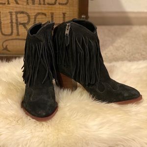 Sam Edelman Benjie Black Western Boots